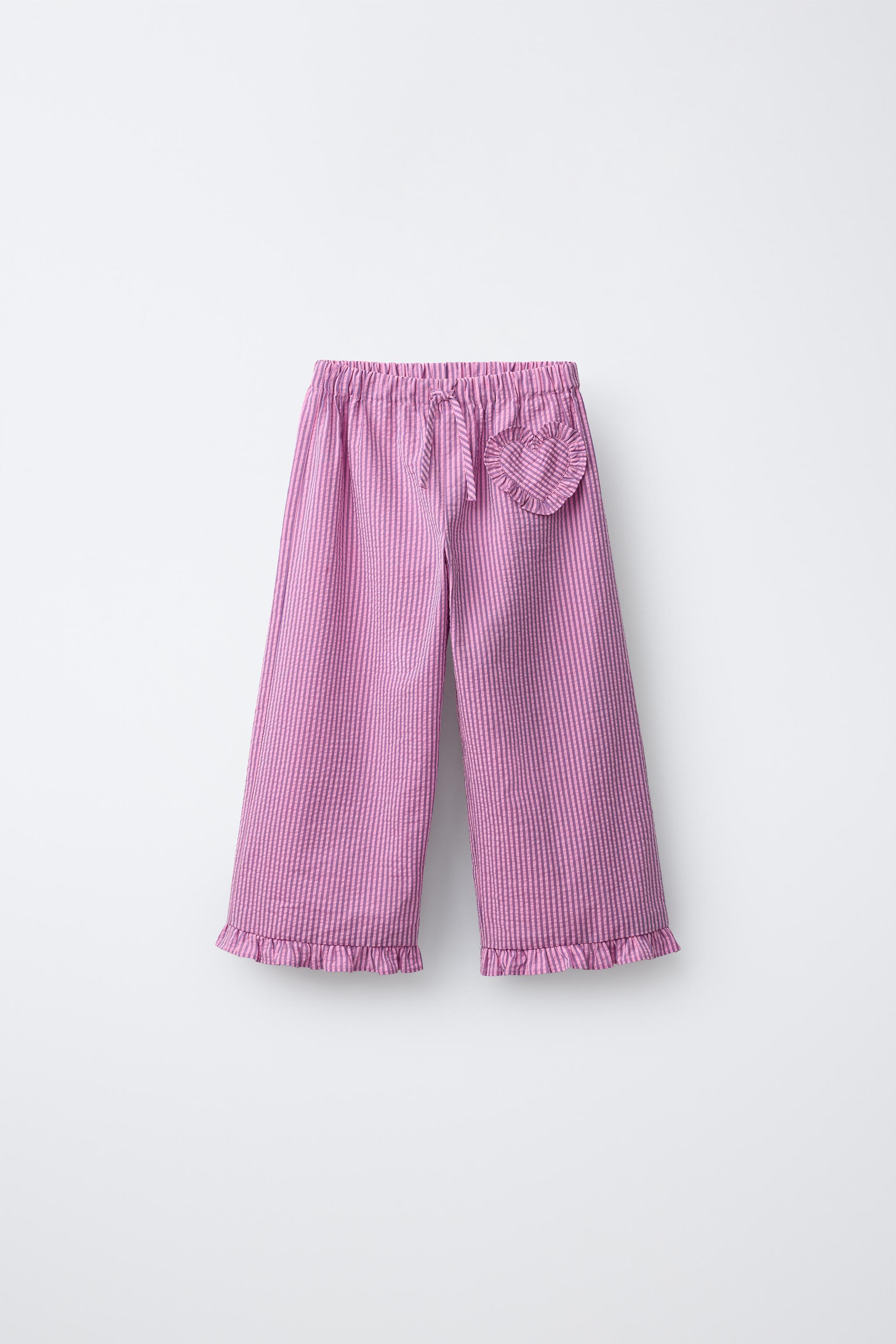 JUPE-CULOTTE RAYURES CŒUR